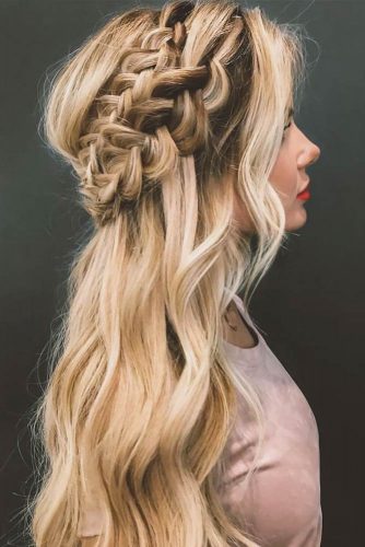 Crowned Hairstyle for Winter Season with Long Hair Picture 2