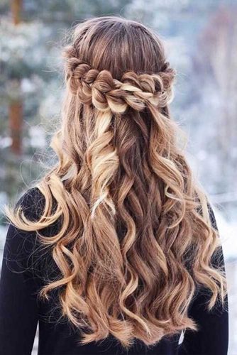Crowned Hairstyle for Winter Season with Long Hair Picture 3