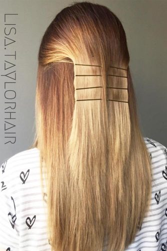 Messy and Sleek Bobby Pin Hairstyles picture6