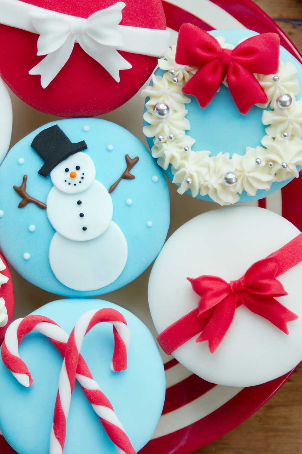 Snowman Christmas Cupcake