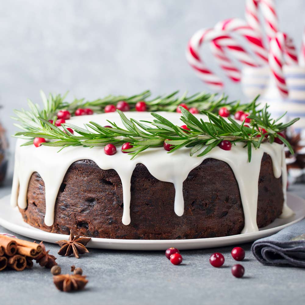 Classy Designed Christmas Cake