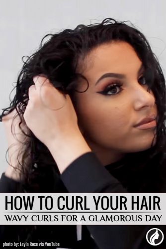 How to Curl Your Hair: Wavy Curls For Holidays Or Just A Glamorous Day