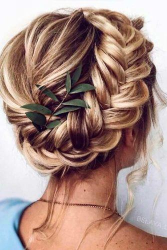 Braided Crown For Holiday Hair #crownedhairstyles #braidedcrown