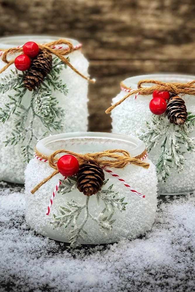 Christmas Jars Decorations #christmasjars