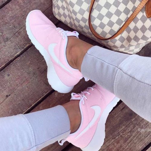 Pink shoes clearance womens