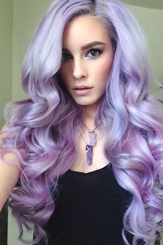 Wavy Hairstyles with Pastel Ombre Hair picture3