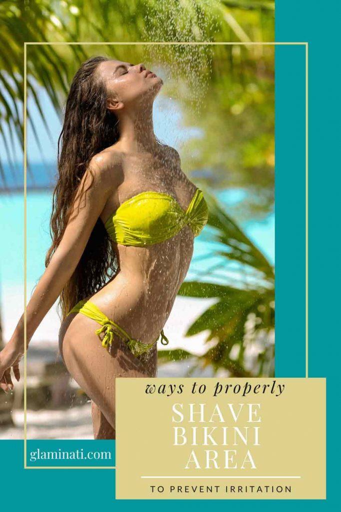 Ways To Properly Shave Bikini Area: Use A Protective Shave Gel #skinhair #summerlook