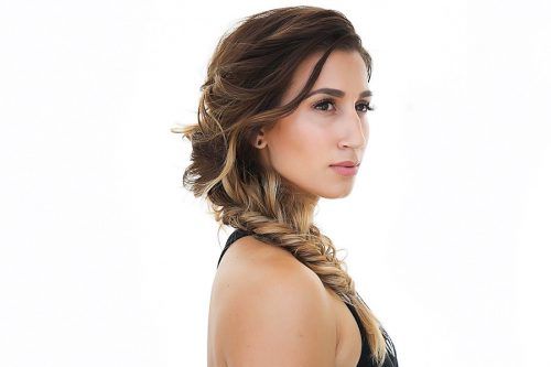 Hair How-To: Romantic Side Fishtail Braid Upstyle