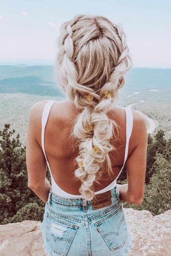 Long Braid Bohemian Hairstyle #braidedhairstyle