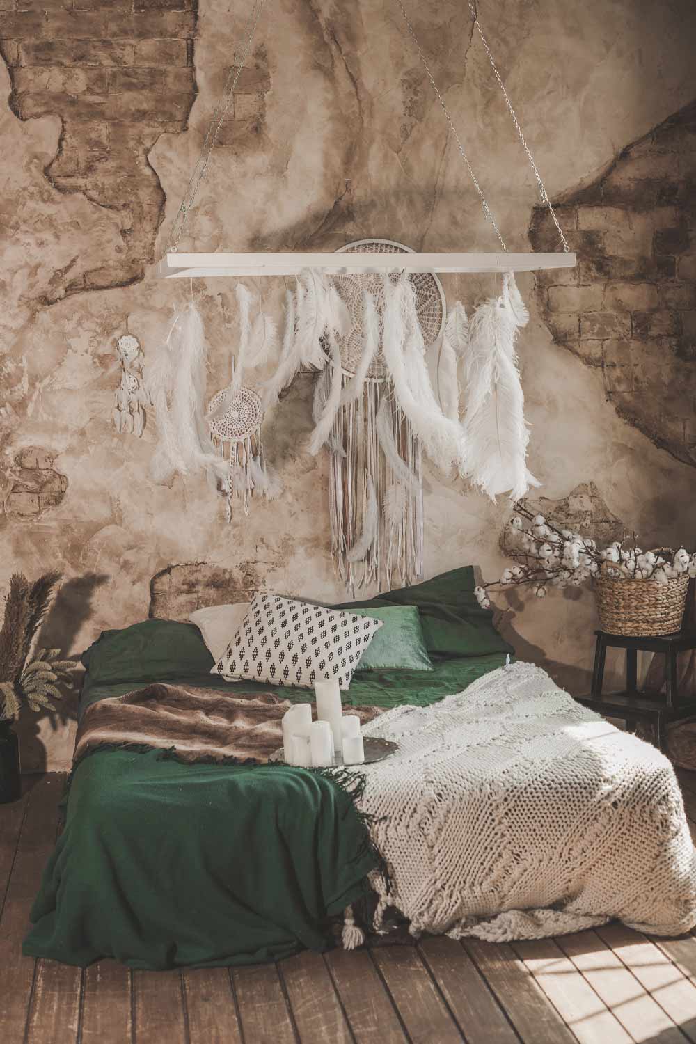 Boho Bedroom with Dream Catcher