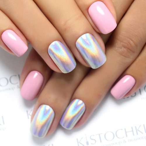 Pink Chrome Nail Designs picture4