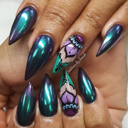 24 Chrome Nails Design - The Newest Manicure Trend