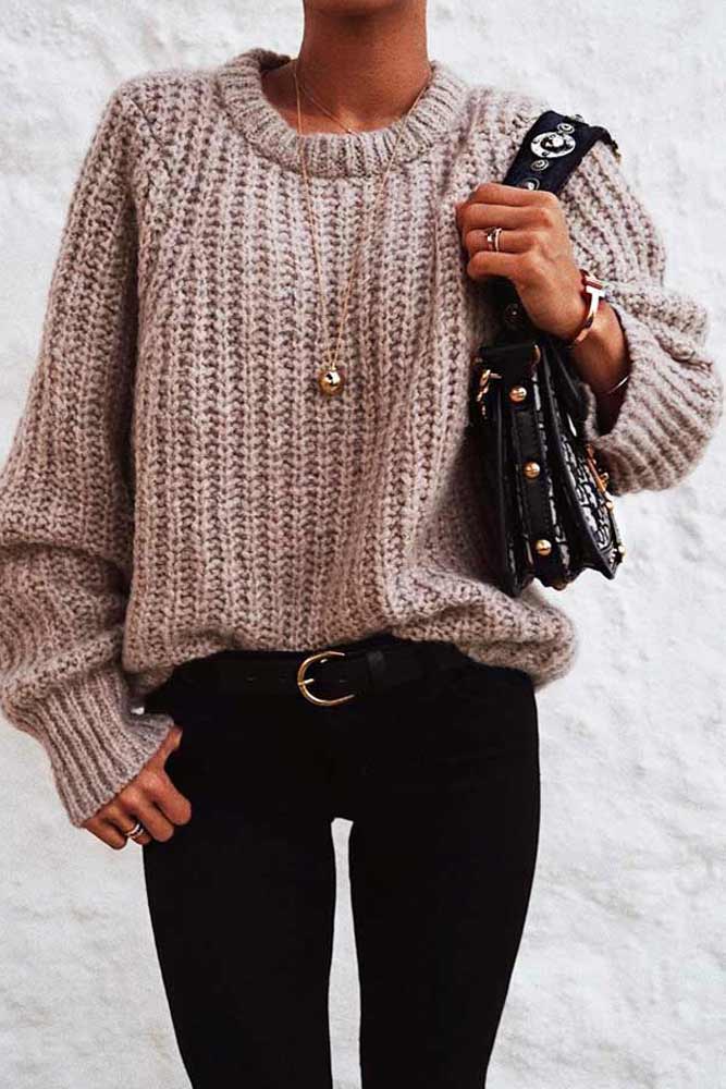 39 Cozy Outfit Ideas That Are Still Sexy