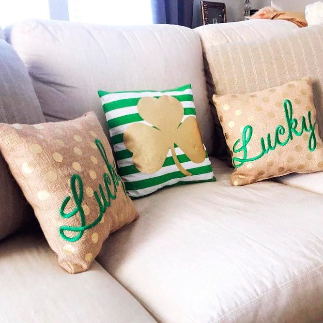 Lucky Pillow Style #pillow #homedecor