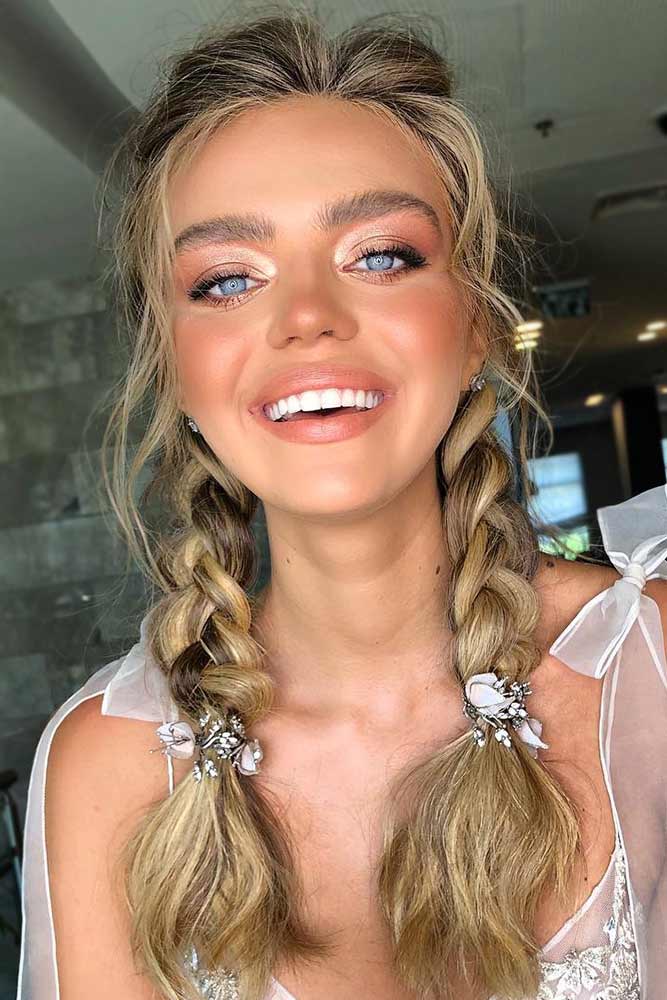 Trendy Double Braids Hairstyles For Perfect Look #braids