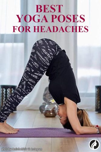 3 Yoga Poses to Reduce Headaches - YouTube