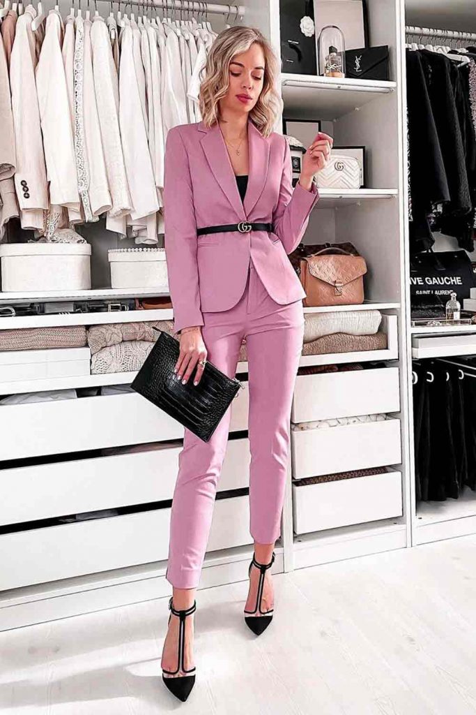 What Do You Wear In Spring? #powersuit #pinksuit