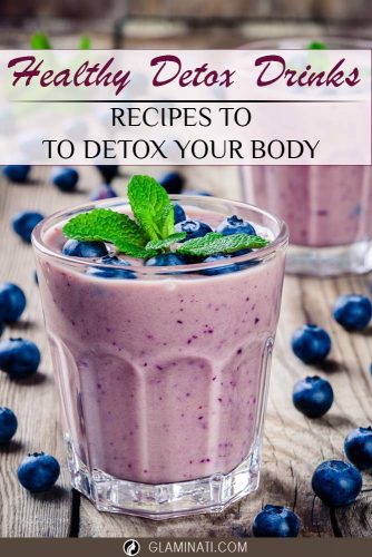 Detox smoothie can fast cleanse of toxins in your body 