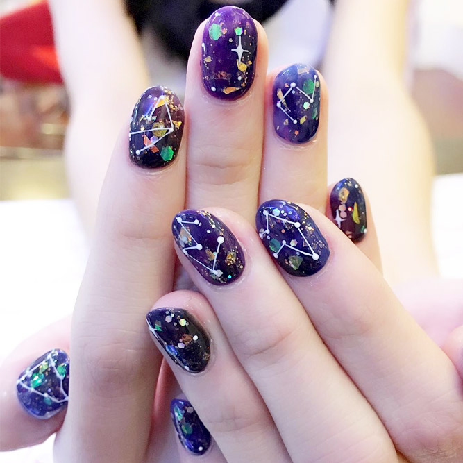 Fantasy Galaxy Nail Art picture5