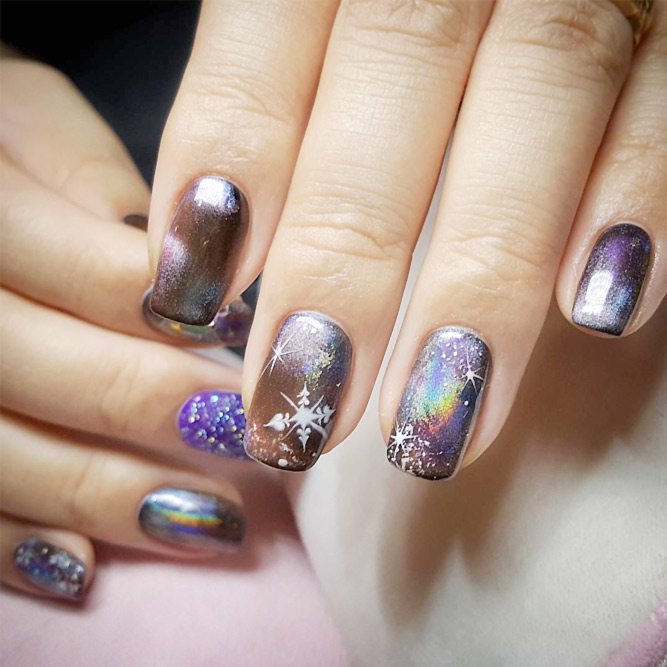 Fantasy Galaxy Nail Art picture6