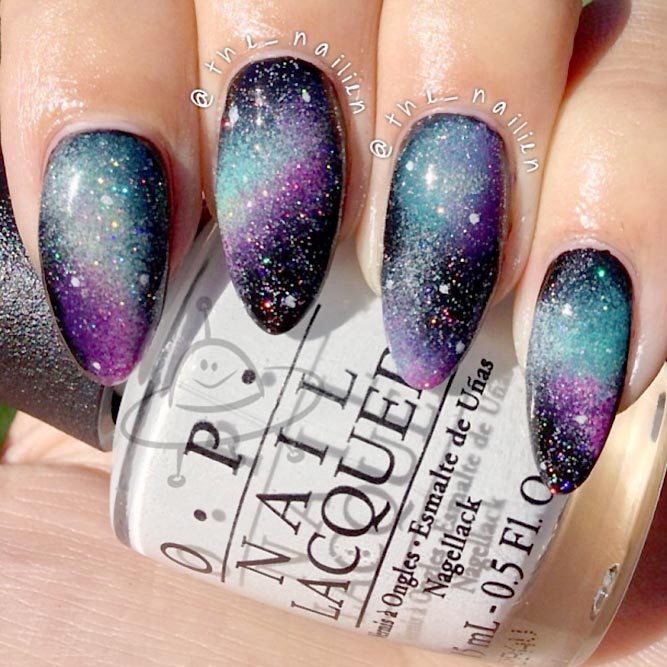 33 Ideas de Galaxy Nails que necesitas copiar inmediatamente ...