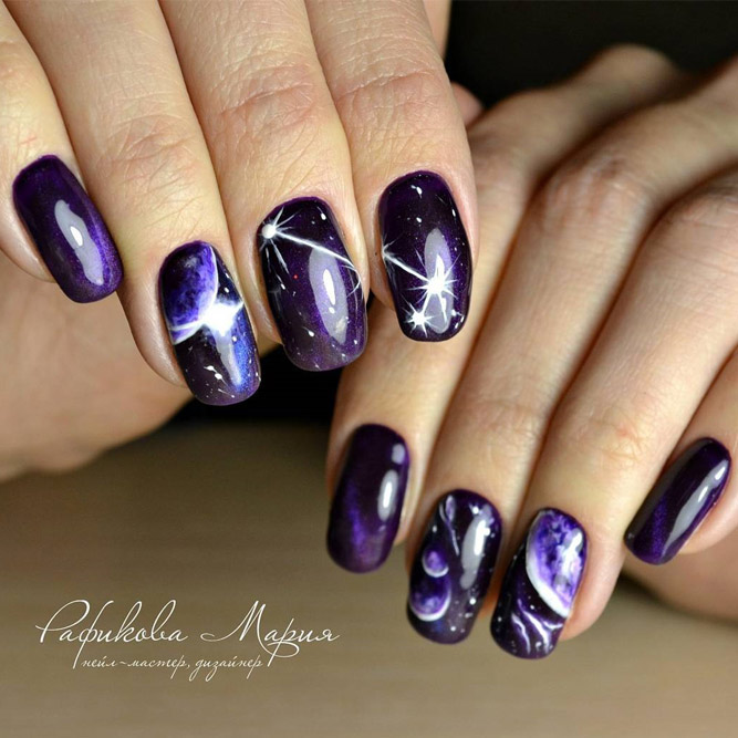 So-Pretty Galaxy Nails picture 3