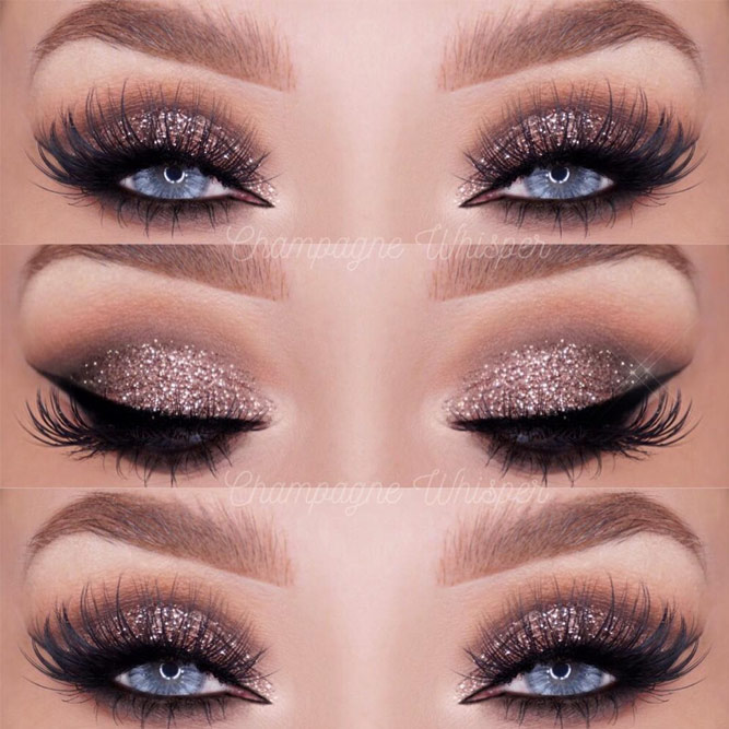Glitter Makeup Ideas for Blue Eyes picture 1