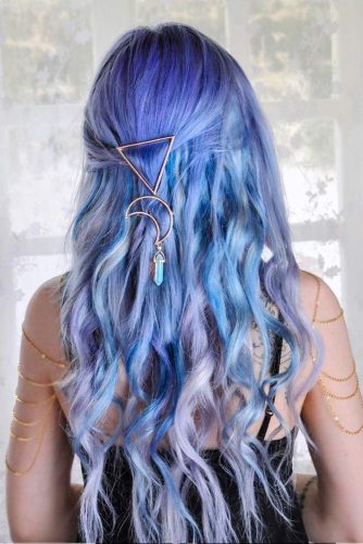 Wavy Hairstyles with Pastel Ombre Hair picture5
