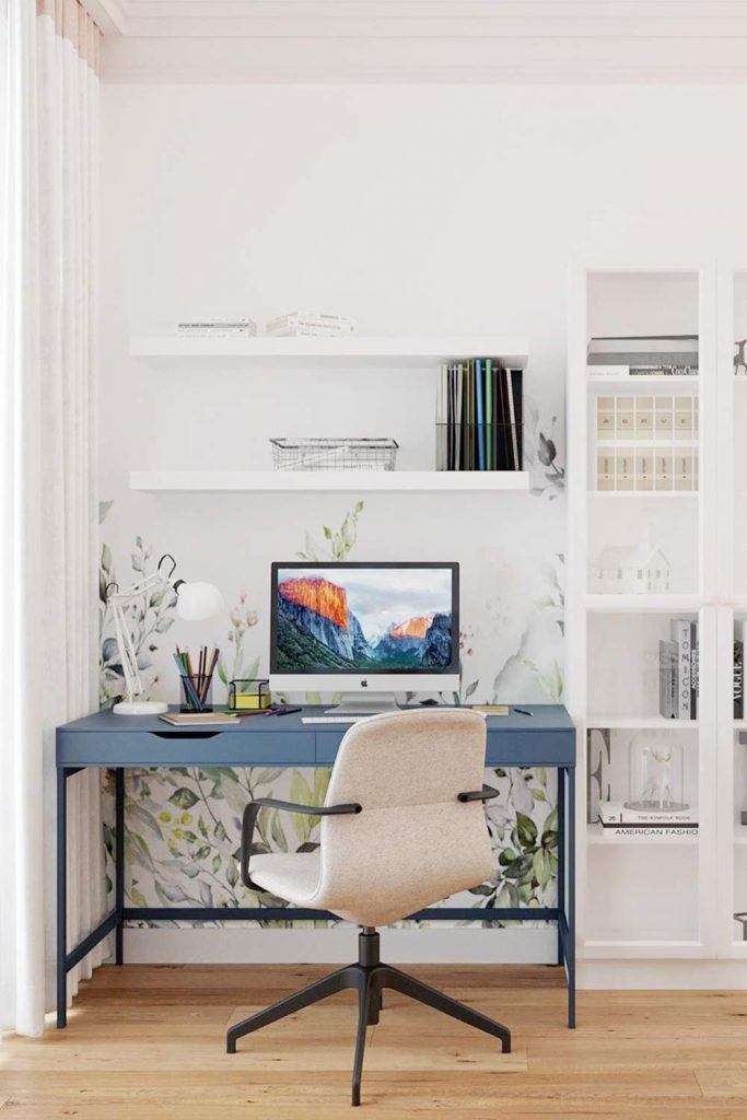 Light Colored Home Office