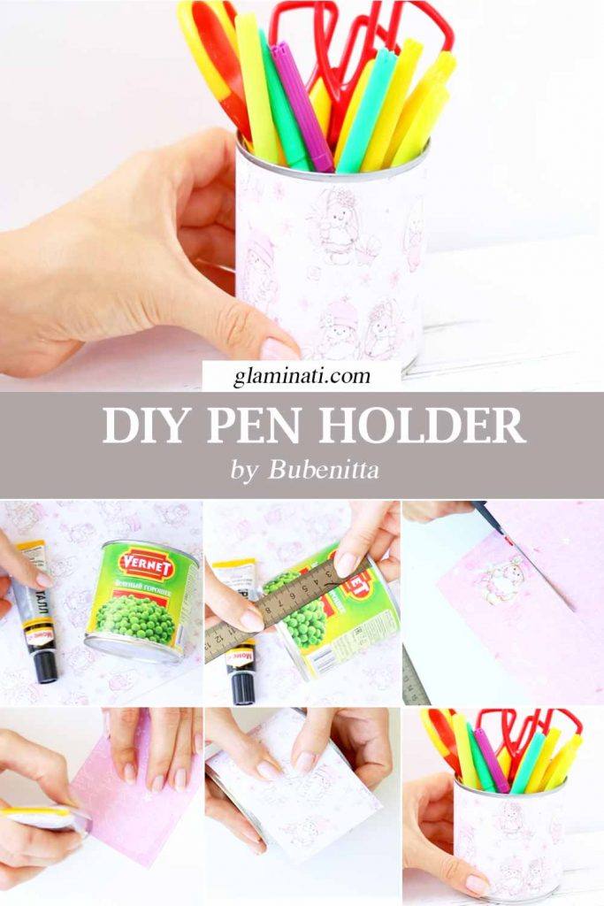 DIY Pen Holder #penholder #diypencilholder