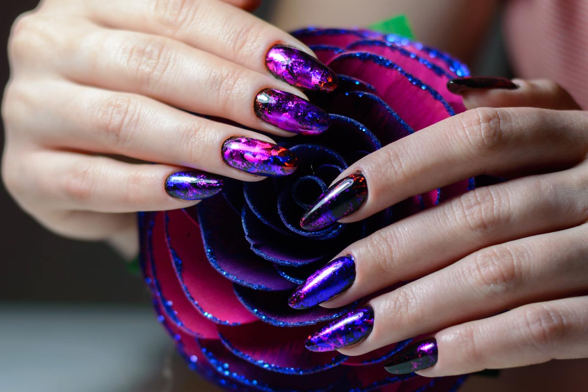 Ideas of Galaxy Nails You Need to Copy Immediately