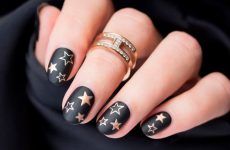 44 Matte Black Nails Designs That Will Make You Thrilled