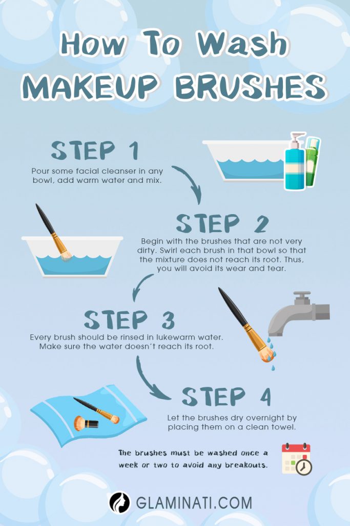 Tips On How To Clean Makeup Brushes