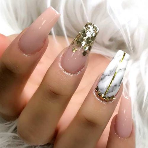 Marble Nail Designs for Prom picture4