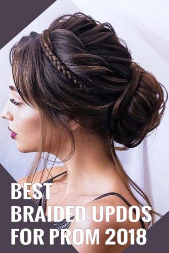 Trendy Updo Hairstyles for Beautiful Prom Look picture2