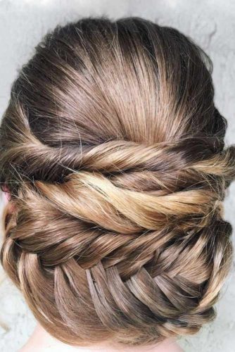 Updos With Neat Braids To Embrace Your Beauty picture 6