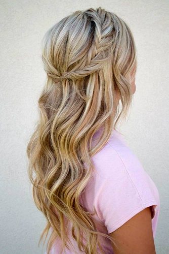 Braided Crown Prom Hairstyles For Long Hair picture 3