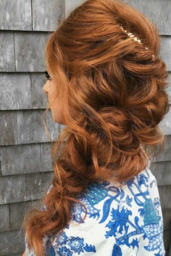 prom hair side swept styles