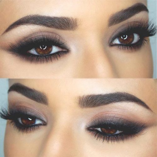 Matte Smokey Prom Makeup Idea #mattesmokey