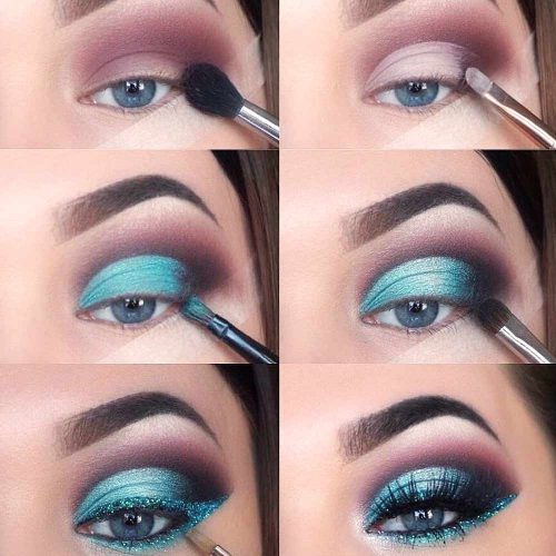 Blue Smokey Makeup Tutorial #bluesmokey