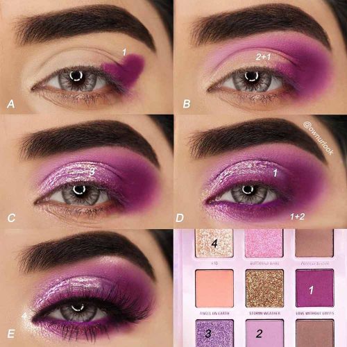 Purple Smokey Eyes Tutorial #purplesmokey