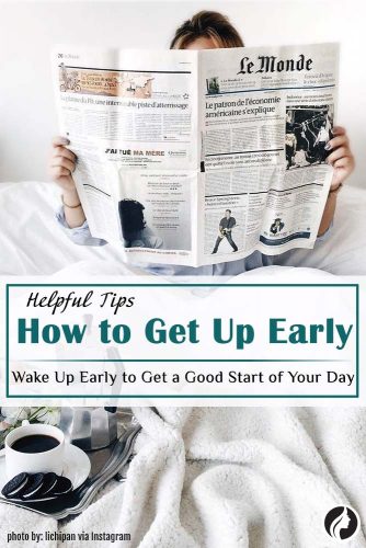 Wake Up Early to Get a Good Start