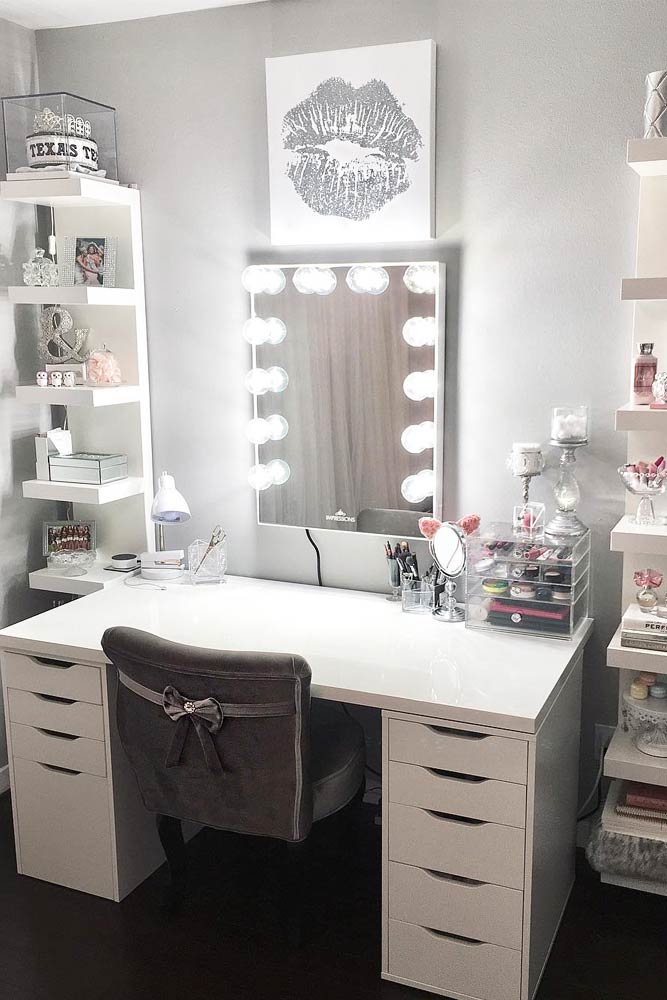 Makeup Vanity Table Ideas To Assist Your Makeup Routine  Glaminati.com