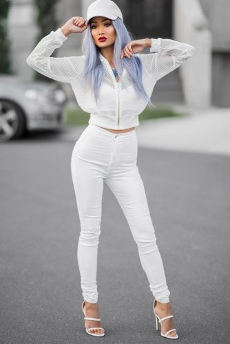 All White Outfits with Skinny Jeans picture 5