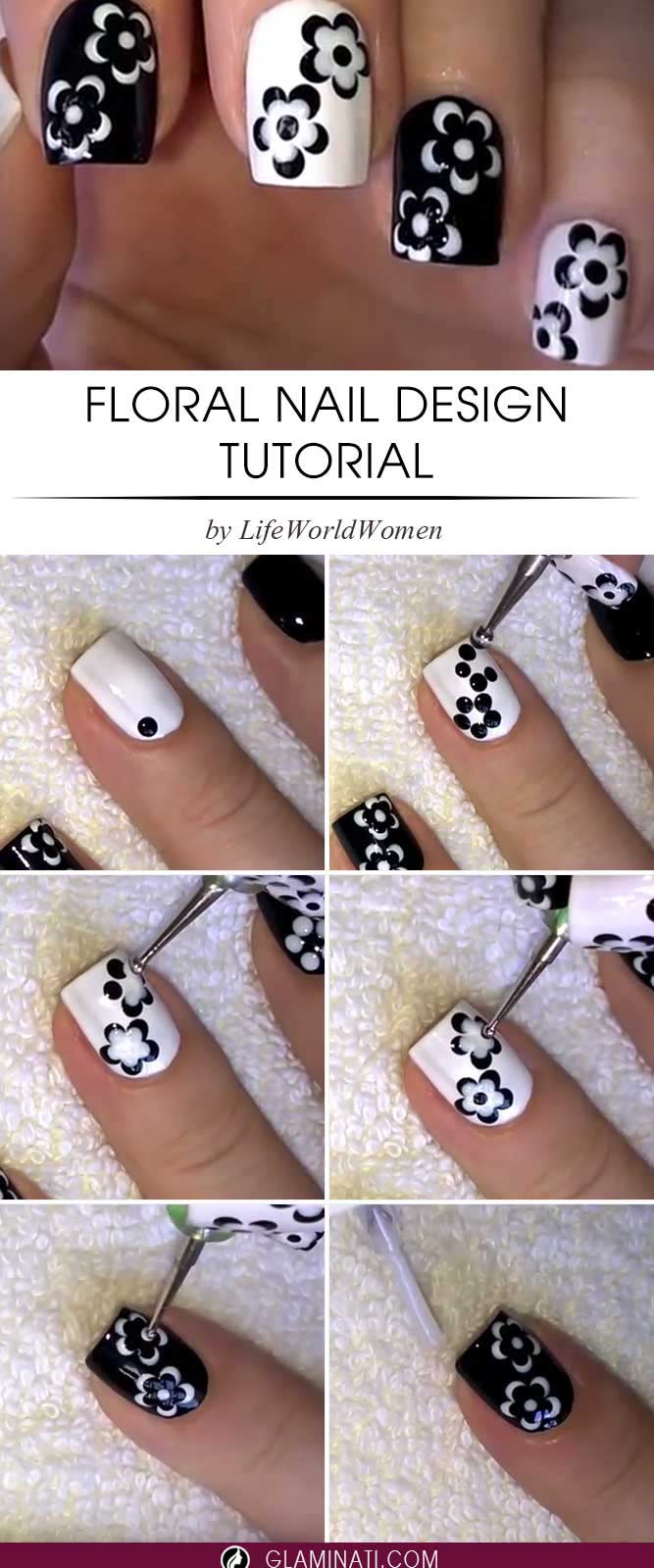 Floral Nail Art