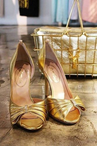 Gold Prom Shoes picture 2