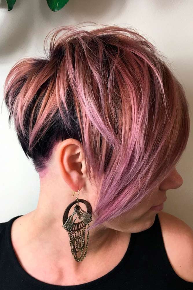 Long Layered Pixie Haircuts