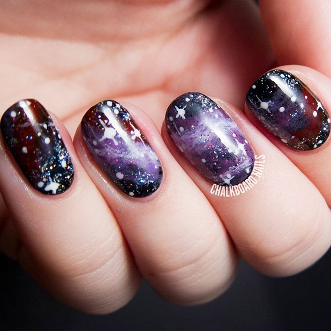 Milky Way Nails