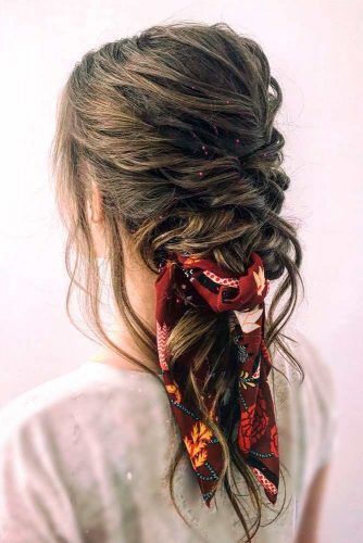 Bohemian Braid With Bandana #bohohairstyles
