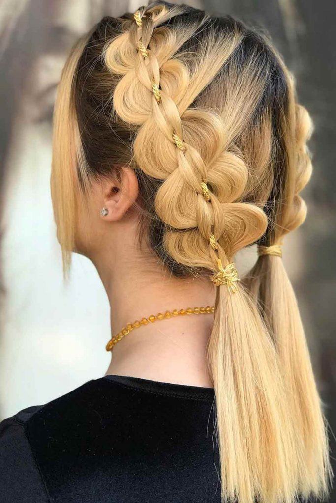 Pigtails Hairstyle #mediumlengthhairstyles #coolhairstyles